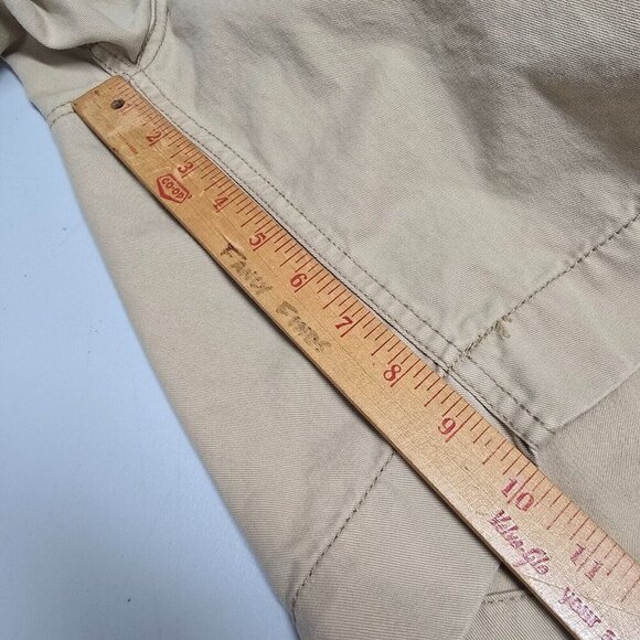 Polo Ralph Lauren Cargo Shorts Men 38 Beige Heavy Cotton Outdoor Skater‎ Pockets - Picture 13 of 15